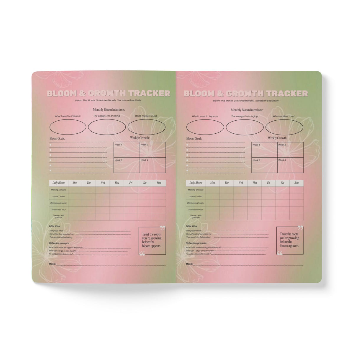 Bloom Habit Tracker | Physical Journal