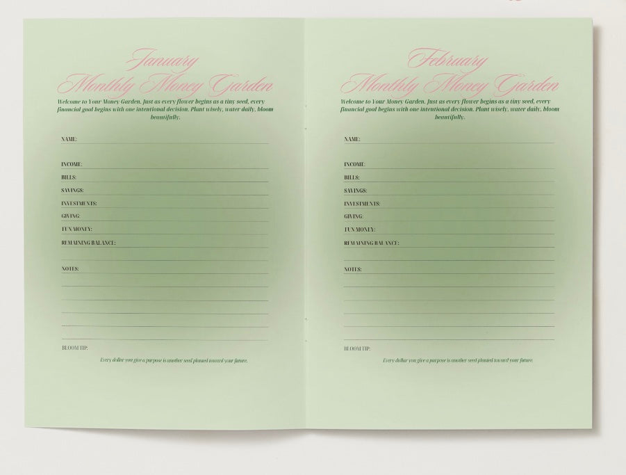 Bloom Budget Journal | E-book
